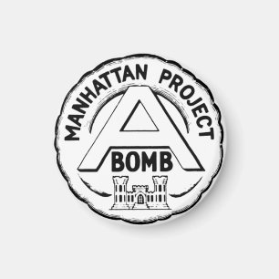 Manhattan Project Abzeichen Magnet