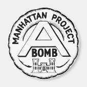 Manhattan Project Abzeichen Magnet (Vorne)
