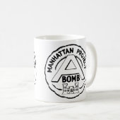 Manhattan Project Los Alamos, Nuclear WW2 Kaffeetasse (VorderseiteRechts)