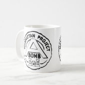 Manhattan Project Los Alamos, Nuclear WW2 Kaffeetasse (Vorderseite Links)