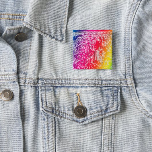 Manhattan Regenbogen Button (Beispiel)