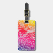 Manhattan Regenbogen Gepäckanhänger (Vorderseite vertikal)