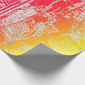 Manhattan Regenbogen Geschenkpapier (Ecke)
