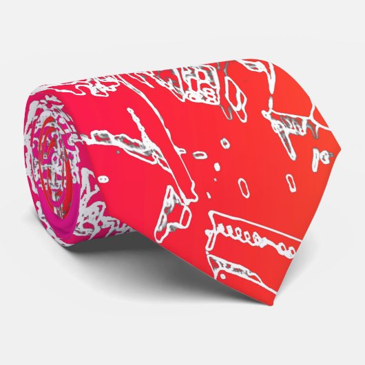 Manhattan Regenbogen Krawatte (Gerollt)