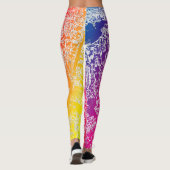 Manhattan Regenbogen Leggings (Rückseite)