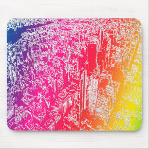 Manhattan Regenbogen Mousepad