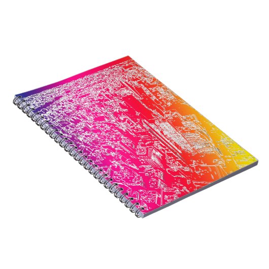 Manhattan Regenbogen Notizblock (Rechte Seite)