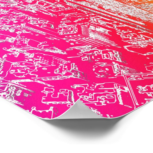 Manhattan Regenbogen Poster (Ecke)