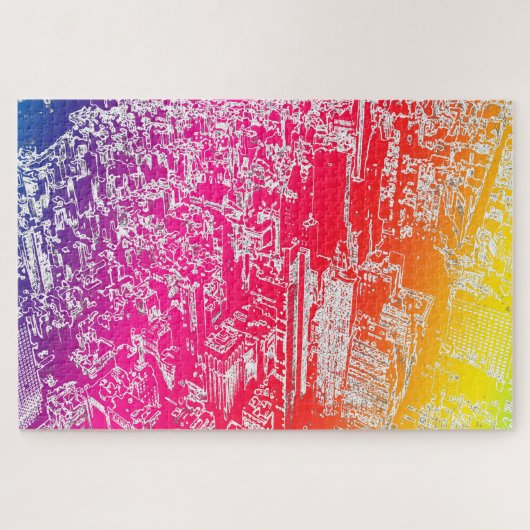 Manhattan-Regenbogen Puzzle (Horizontal)