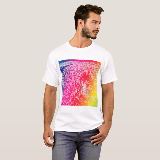Manhattan Regenbogen T-Shirt (Vorne ganz)