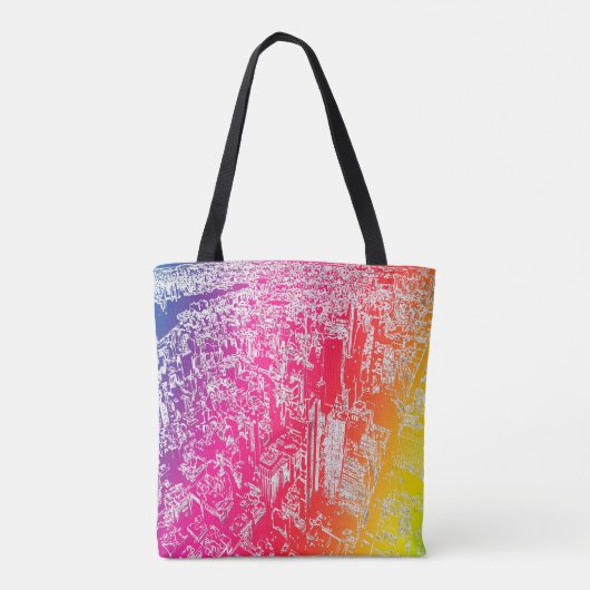 Manhattan Regenbogen Tasche (Rückseite)