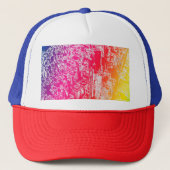 Manhattan Regenbogen Truckerkappe (Vorderseite)
