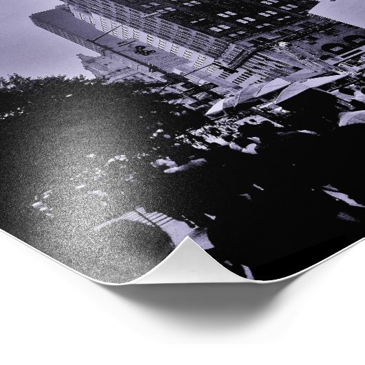 Manhattan Scene Fotodruck (Ecke)