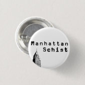 Manhattan Schist "Chrysler" Button (Vorne & Hinten)
