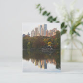 Manhattan Skyline 2 Postkarte (Stehend Vorderseite)