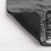 Manhattan-Skyline an den Nachtlichtern, NYC Mousepad (Ecke)