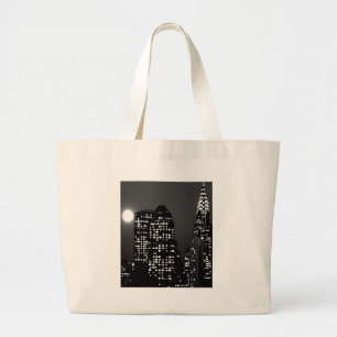 Manhattan-Skyline Jumbo Stoffbeutel