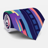 Manhattan-Skyline Krawatte (Gerollt)