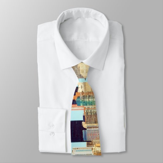 Manhattan-Skyline Krawatte (Gebunden)