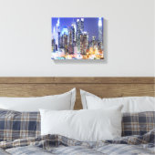Manhattan Skyline Leinwanddruck (Insitu (Schlafzimmer))
