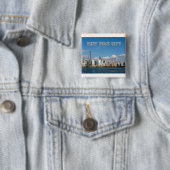 Manhattan Skyline New York City USA Button (Beispiel)