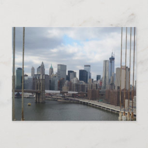 Manhattan-Skyline New York Postkarte
