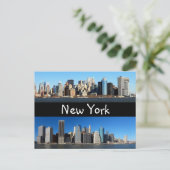 Manhattan Skyline, New York Postkarte (Stehend Vorderseite)