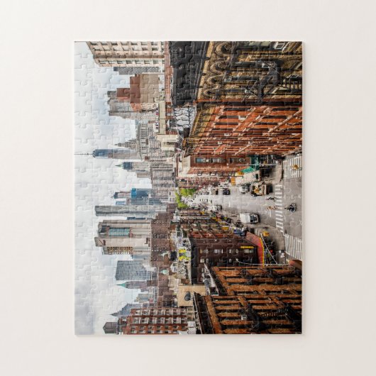 Manhattan Skyline New York. Puzzle (Vertikal)