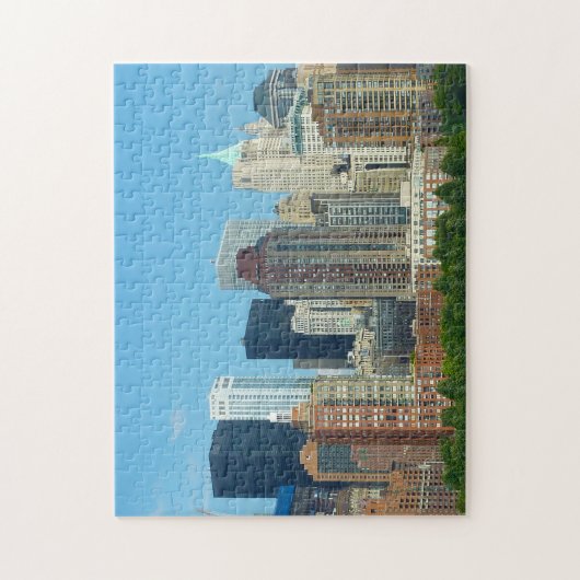 Manhattan Skyline New York. Puzzle (Vertikal)