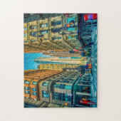Manhattan Skyline New York. Puzzle (Vertikal)