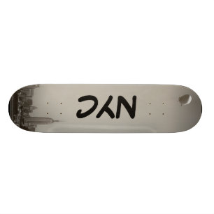 Manhattan-Skyline, NYC Skateboard