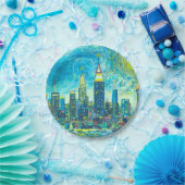 Manhattan-Skyline Pappteller (Party)