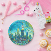 Manhattan-Skyline Pappteller (Party)