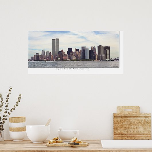 Manhattan Skyline Poster (Küche)