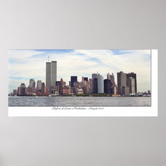 Manhattan Skyline Poster (Vorne)