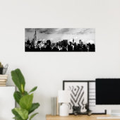 Manhattan Skyline Poster (Heimbüro)