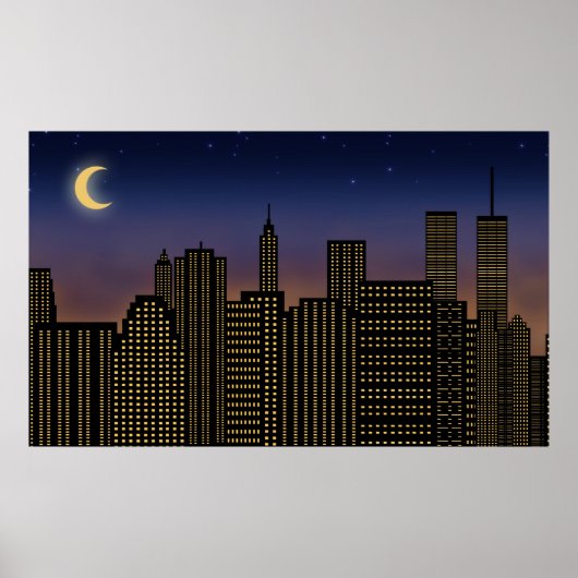 Manhattan Skyline Poster (Vorne)