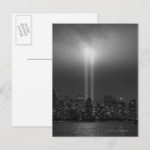 Manhattan-Skyline Postkarte (Vorne/Hinten)
