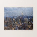 Manhattan Skyline Puzzle<br><div class="desc">Phantastische Aufnahme der Skyline von Manhattan,  aufgenommen von der Spitze des Rockefeller Gebäude.</div>
