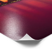 Manhattan Skyline und Hudson River, New York, Fotodruck (Ecke)