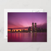 Manhattan Skyline und Hudson River, New York, Postkarte (Vorne/Hinten)