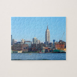 Manhattan-Skyline, wie von Hoboken, NJ gesehen Puzzle