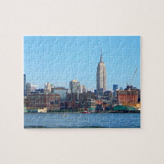 Manhattan-Skyline, wie von Hoboken, NJ gesehen Puzzle (Horizontal)