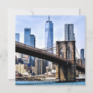 Manhattan, Stadtbild mit Wolkenkratzern
