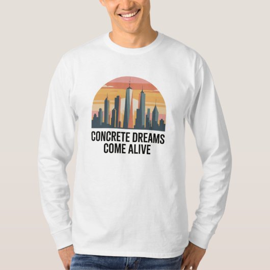 Manhattan State of Mind New York T-Shirt (Vorderseite)