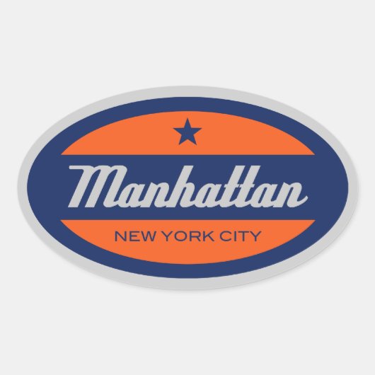 *Manhattan Sticker (Vorderseite)