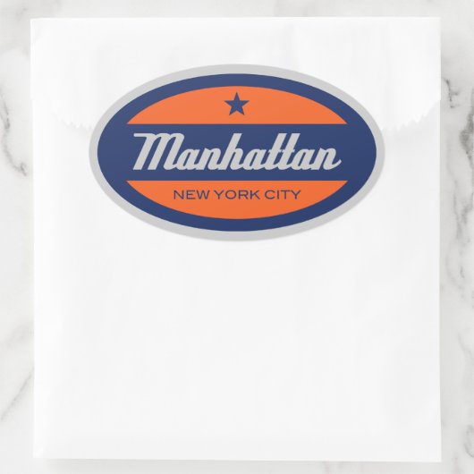 *Manhattan Sticker (Tasche)