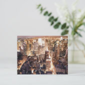 "Manhattan Tapestry" New York Art Postkarte (Stehend Vorderseite)