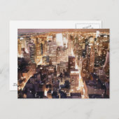 "Manhattan Tapestry" New York Art Postkarte (Vorne/Hinten)