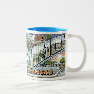 Manhattan-Tasse Zweifarbige Tasse